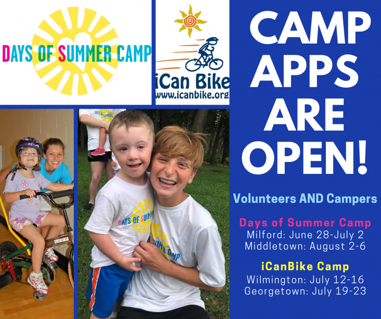 Down Syndrome Association of Delaware/Camp Applications Are Open ...